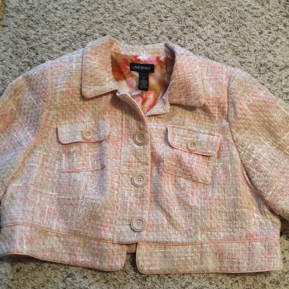Cropped spring blazer